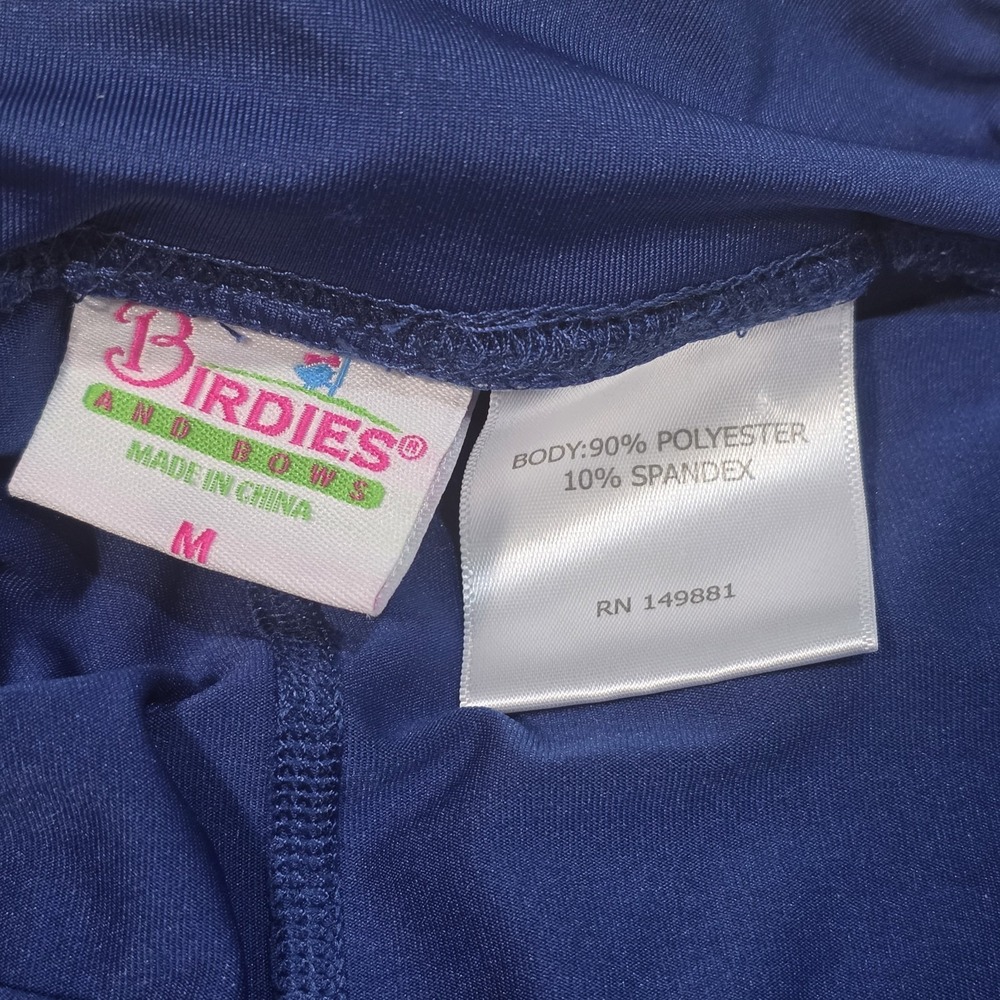 Birdies and Bows Women's Pink Blue Green Golf/Tennis Skort Size M - Picture 5 of 6